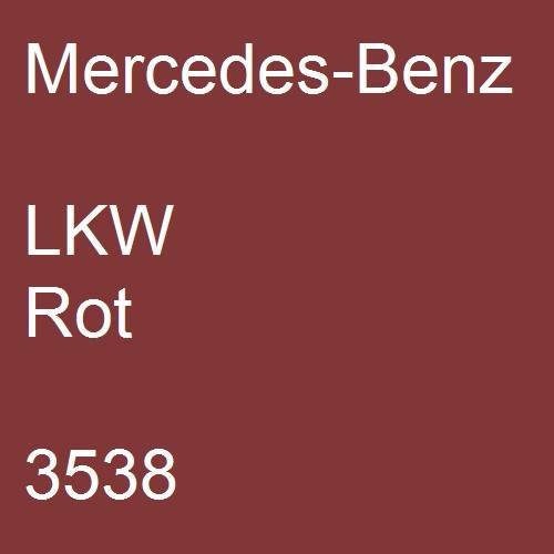 Mercedes-Benz, LKW Rot, 3538.